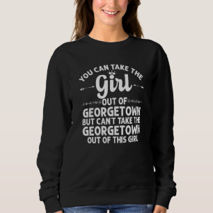 Sudadera Chica Fuera De Georgetown De Delaware Casa Funny