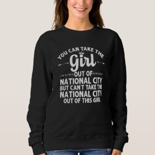 Sudadera Chica Fuera De La Ciudad Nacional Ca California Fu