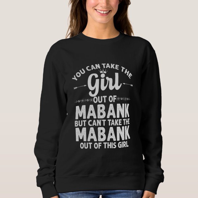 Sudadera Chica Fuera De Mabank Tx Texas Funny Home Roots Us (Anverso)