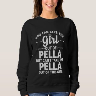 Sudadera Chica Fuera De Pella Ia Iowa Gracioso Hogar Raíces
