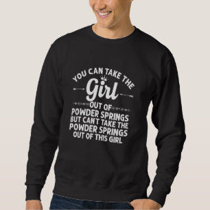 Sudadera Chica Fuera De Polvo Springs Ga Georgia Funny Home