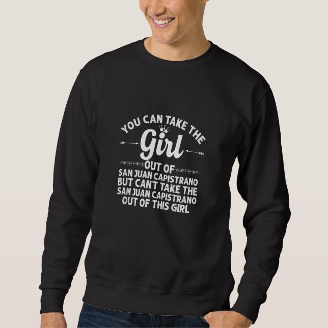 Sudadera Chica Fuera De San Juan Capistrano Ca Funny Home R (Anverso)