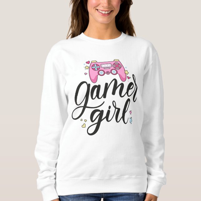 Sudadera Chica Gamer (Anverso)