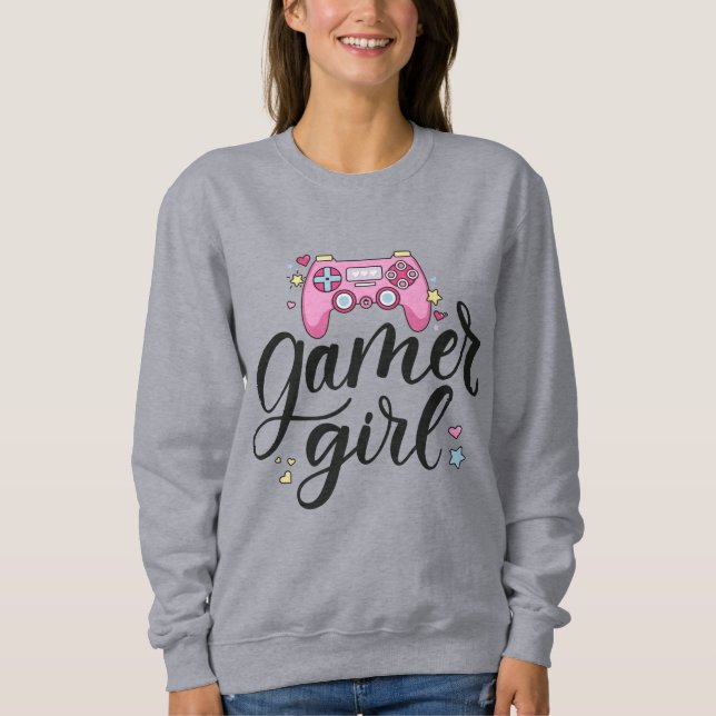 Sudadera Chica Gamer (Anverso)