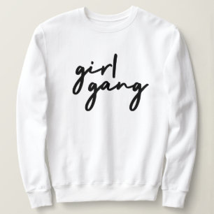 Sudadera Chica Gang   Poder Chica lindo Feminismo moderno