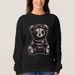 Sudadera Chica gótica linda grunge mujeres gótico teddy got