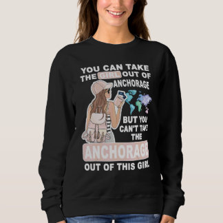 Sudadera Chica Guay De La Ciudad De Anchorage Orgullosa Chi