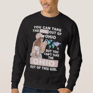 Sudadera Chica Guay de Ohio Orgullosa Chica de Ohio