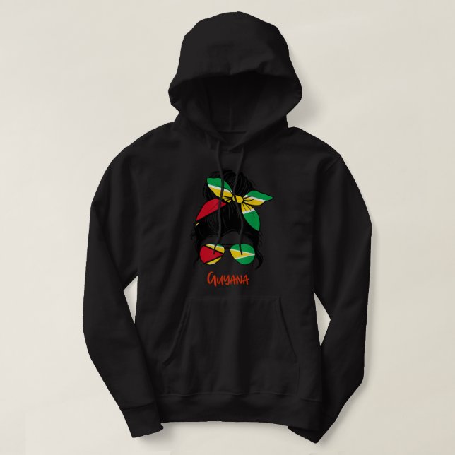 Sudadera Chica guyanés Chica de Guyana (Diseño del anverso)