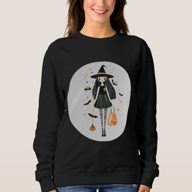 Sudadera Chica Halloween Candy (Anverso)