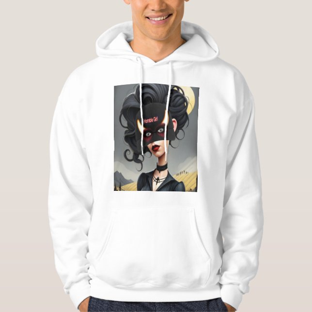 Sudadera Chica horrible linda  (Anverso)