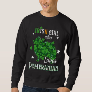 Sudadera Chica irlandés que ama al Bulldog chiwawa panameño