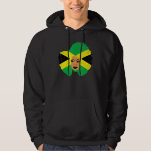 Sudadera Chica jamaiquina orgullosa de que las mujeres jama