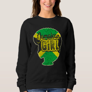 Sudadera Chica jamaiquina orgullosa de que las mujeres jama