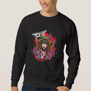 Sudadera Chica japonés Samurai lucha contra el marcial de S