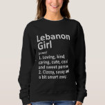 Sudadera Chica libanés Ky Kentucky Funny City Home Roots<br><div class="desc">El Chica libanés Ky Kentucky Funny City Home Roots.</div>