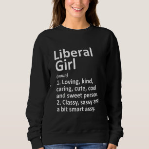 Sudadera Chica LIBERAL KS KANSAS Funny City Home Roots Rega