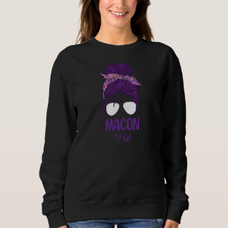 Sudadera Chica Macon Nacida En Macon