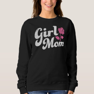 Sudadera Chica Mamá Día de la Madre Mamá Rosa Flora