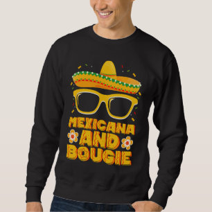 Sudadera Chica Mexicana Y Mexicana Bougie Cinco De Mayo