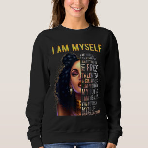 Sudadera Chica negra magia mujeres negras yo soy negro