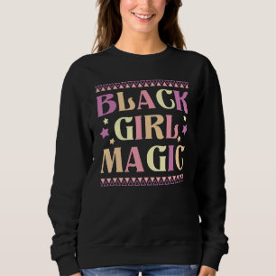 Sudadera Chica negra magia orgullo afro mujeres afroamerica