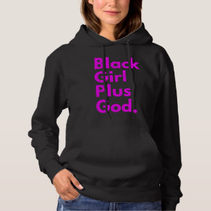 SUDADERA CHICA NEGRA MÁS DIOS