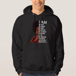 Sudadera Chica Negro Magia Blacknificent Hbcu Educado Melan