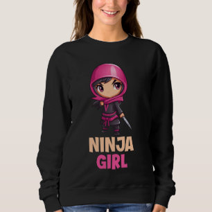 Sudadera Chica Ninja Divertida Fiesta de Cumpleaños Tema Ch