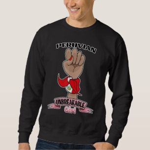Sudadera Chica peruano inquebrantable en herencia peruana