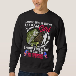 Sudadera Chica Pescador Pescador Naturaleza de pescado al a