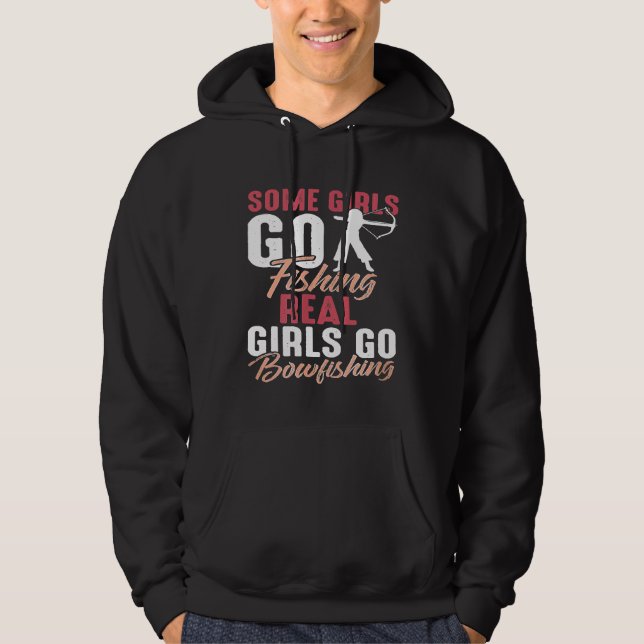 Sudadera Chica Pesquero De Bow Caza De Peces Mujer (Anverso)
