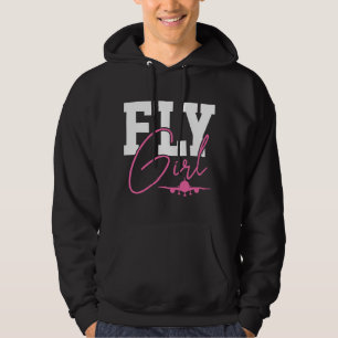 Sudadera Chica Piloto Avión Aviación