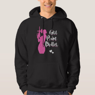 Sudadera Chica Pintora Femenina Jugadora Balonmano