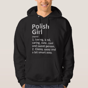 Sudadera CHICA POLACA POLONIA Regalo Divertido País Casa Ra
