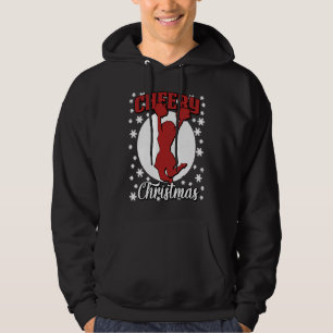Sudadera Chica porrista navidad Navidad alegría entrenadora