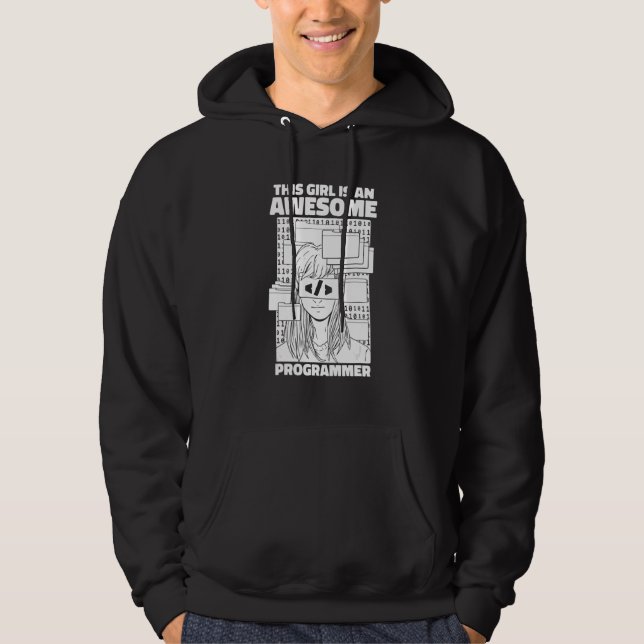 Sudadera Chica Programadora Desarrolladora De Ingeniera De  (Anverso)