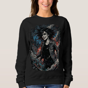 Sudadera Chica Punk de Caos Controlado   Rebelde Grunge Urb