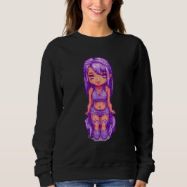 Sudadera Chica púrpura