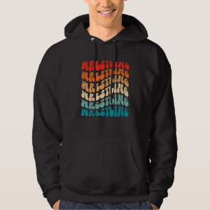 Sudadera Chica Retro de Lucha Groovy Retro 70s Hippie Boho