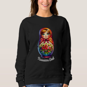 Sudadera ¡Chica ruso! Rusia Matryoshka Rusia por Rusia