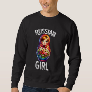 Sudadera ¡Chica ruso! Rusia Matryoshka Rusia por Rusia