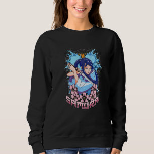 Sudadera Chica Samurai Katana japonesa luchador guerrero Ke