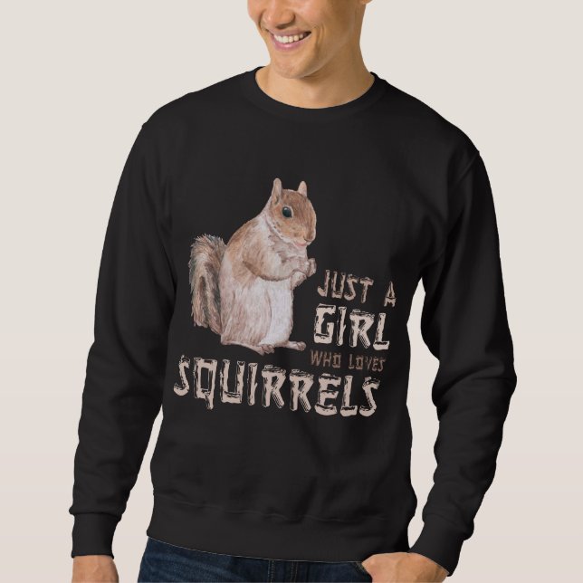 Sudadera Chica Squirrel Lover (Anverso)