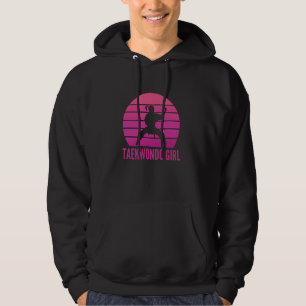 Sudadera Chica taekwondo retro vintage Chica de artes marci