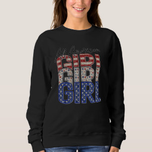 Sudadera Chica totalmente americana Día de la Independencia