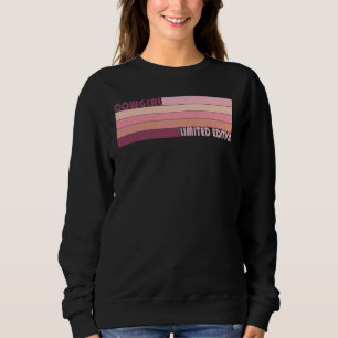 Sudadera Chica Vaca L E Cow Caballo Ecuestre Brown Cowgi