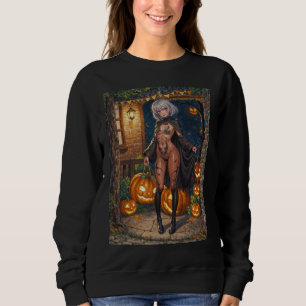 Sudadera Chica valiente de Halloween Truco o trato pintura