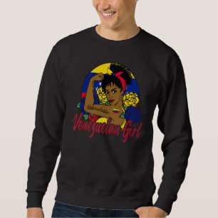 Sudadera Chica venezolana Venezuela Mujer Venezolana Bander