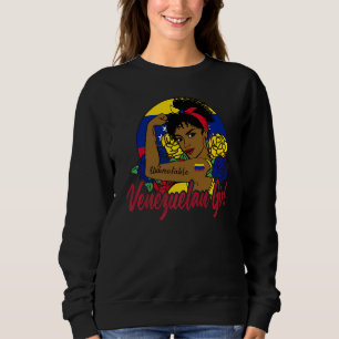 Sudadera Chica venezolana Venezuela Mujer Venezolana Bander